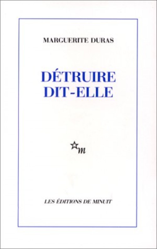 Affiche du livre Détruire dit-elle